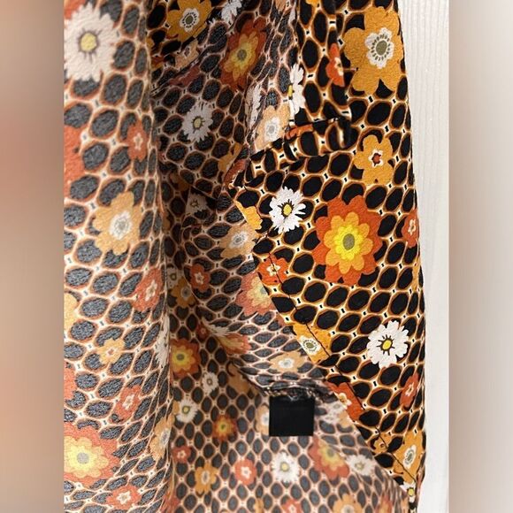 Olivaceous vintage print mini dress size small - Picture 5 of 5